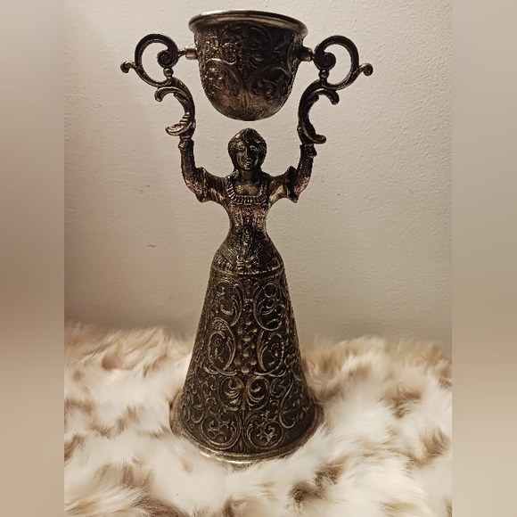 Wedding Double Toasting Cup  Vintage German Inspired - Picture 3 of 16